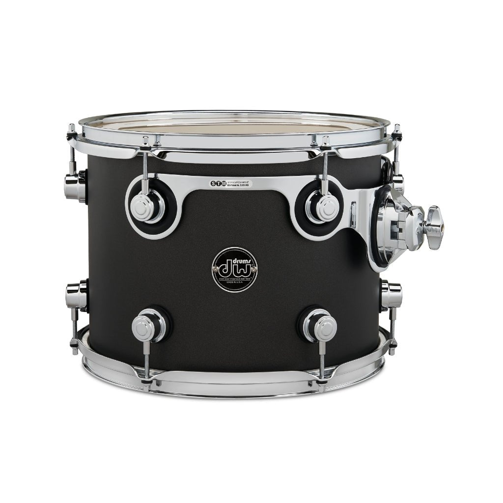 DW Performance Series 4-piece Shell Pack with 22 inch Bass Drum - Charcoal Metallic Acoustic Drums Sky Music