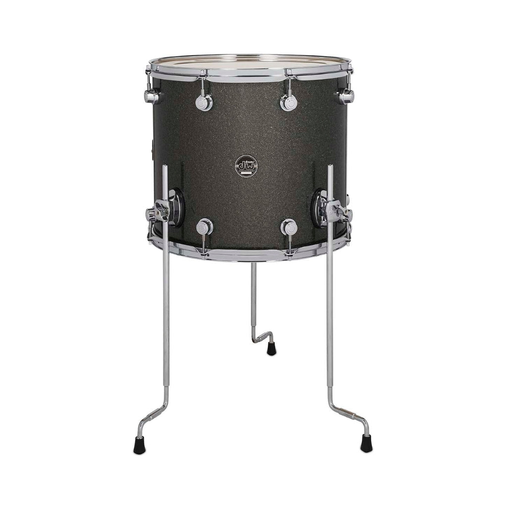 DW Performance Series Floor Tom - 14 x 16 inch - Pewter Sparkle FinishPly Acoustic Drums Sky Music