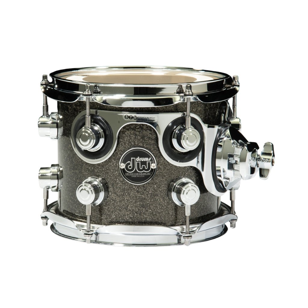 DW Performance Series Mounted Tom - 7 x 8 inch, Pewter Sparkle Drum Accessories Sky Music