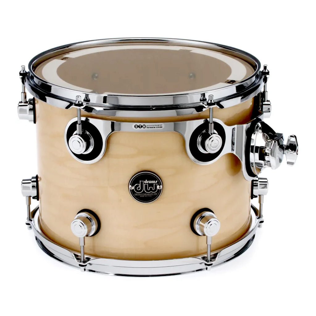 DW Performance Series Mounted Tom - 9 x 12 inch - Natural Lacquer Tom Drums Sky Music