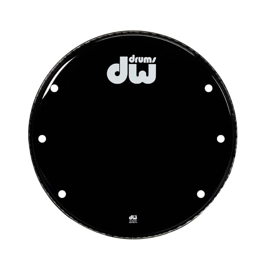 DW Vented Resonant Black Bass Drumhead - 22 inch Drum Heads Sky Music