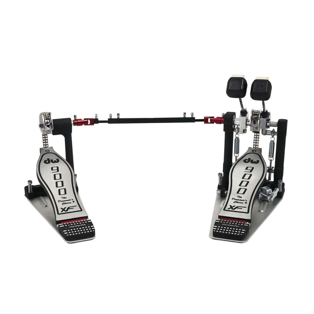DW - 9000 XF Series Double Bass Drum Pedal - Extended Footboard