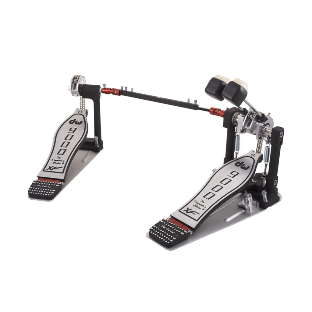 dw drum pedals DW 9000 XF Series Double Bass Drum Pedal - Extended Footboard
