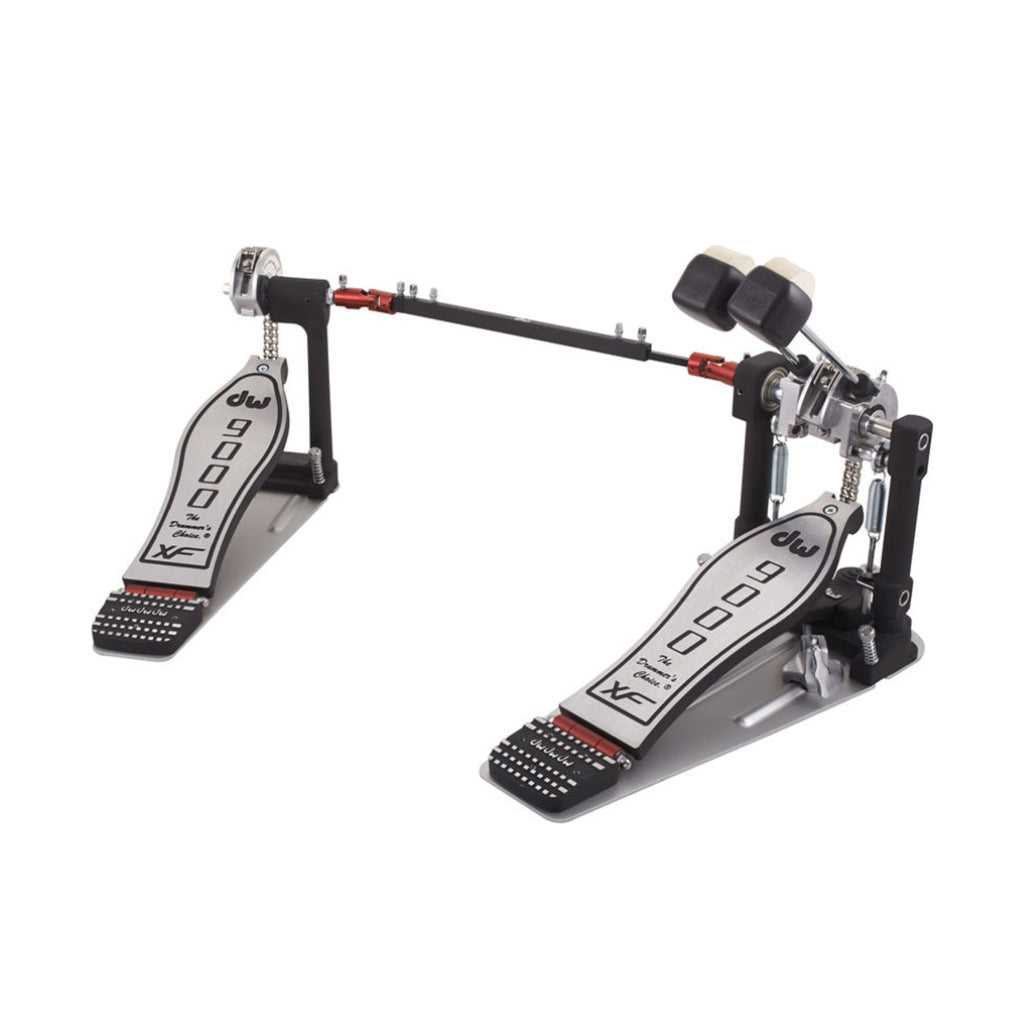 DW - 9000 XF Series Double Bass Drum Pedal - Extended Footboard