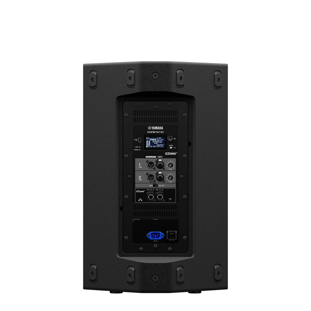 Yamaha DZR12-D 2-Way 12" Bi-Amped Powered Speaker Dante Connectivity Black