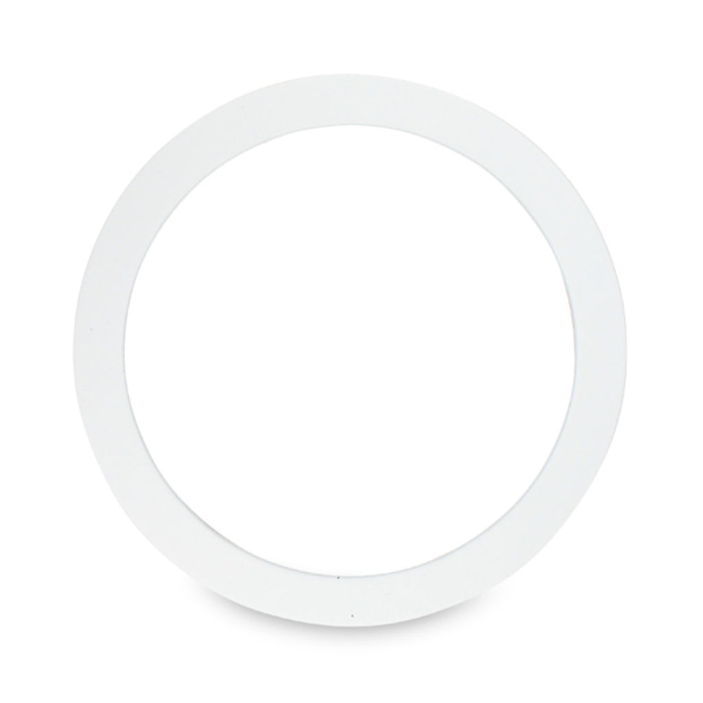 Code - Bass Drum Port Hole Reinforcement Ring - 4 inch, White