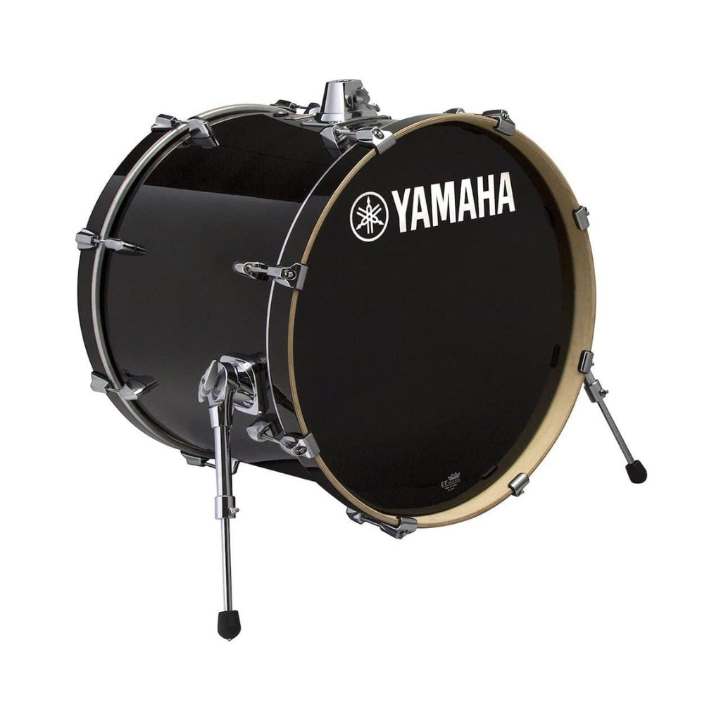 Yamaha - Stage Custom Bass Drum - 22 x 17 inches, Raven Black
