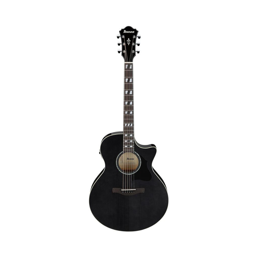 Ibanez AE170 Acoustic Guitar w/Pickup - Transparent Black High Gloss