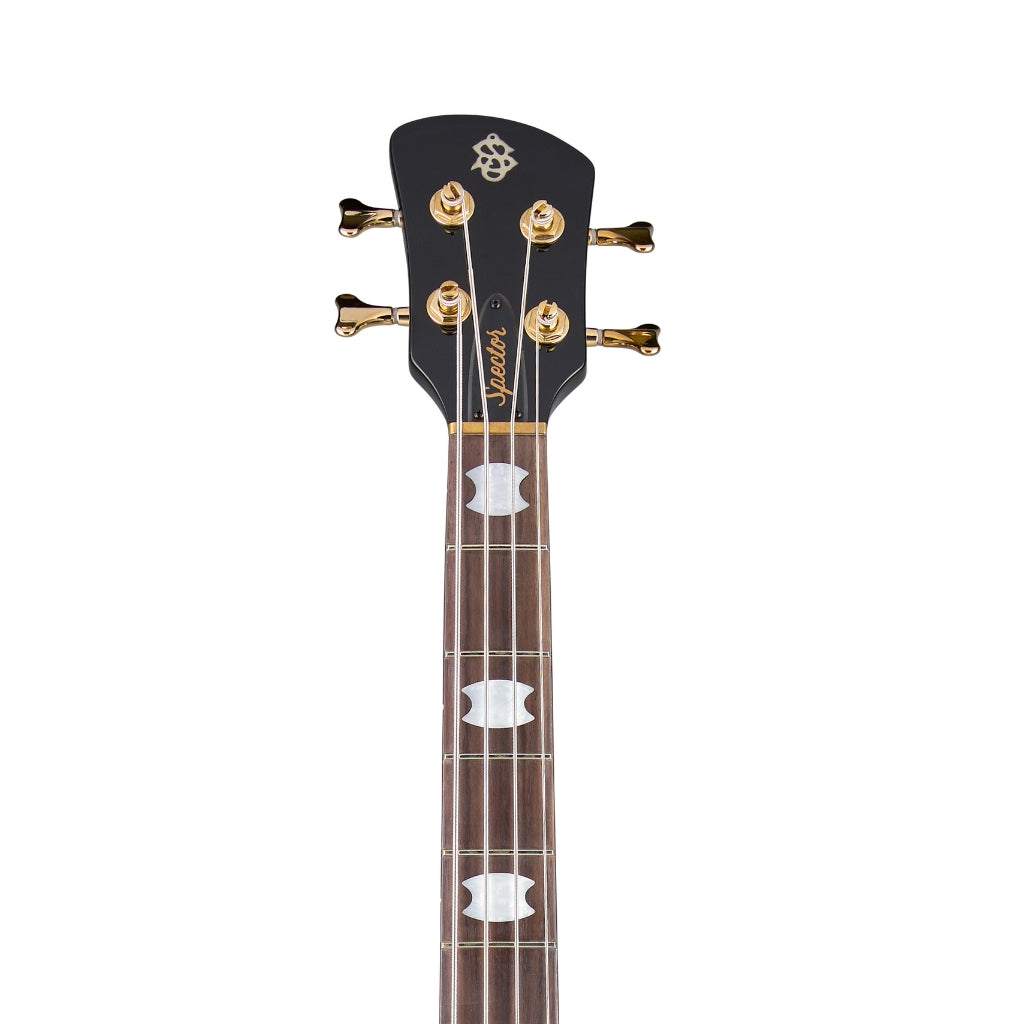 Spector Icon NS-2 Neck Through Electric Bass Guitar - Black & Blue