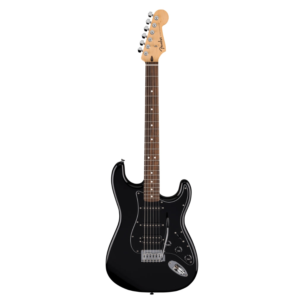 Fender - Standard Stratocaster HSS, Laurel Fingerboard Electric Guitar - Black