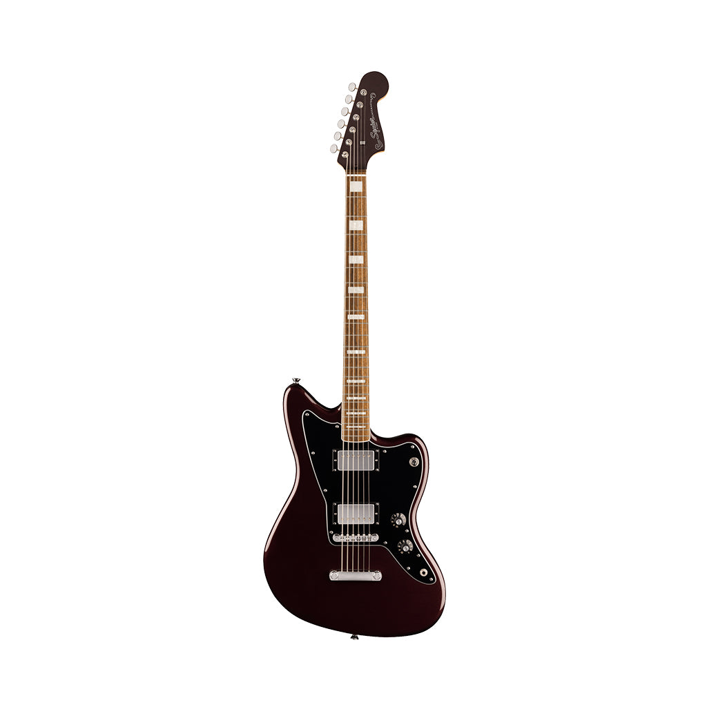 Squier Paranormal Baritone Jazzmaster HH Laurel Fingerboard Electric Guitar - Oxblood