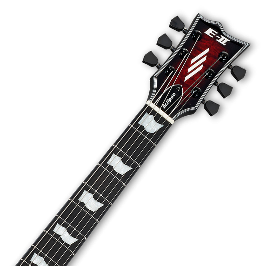 ESP E-II Eclipse 2 Quilted Maple - See Thru Black Cherry Sunburst