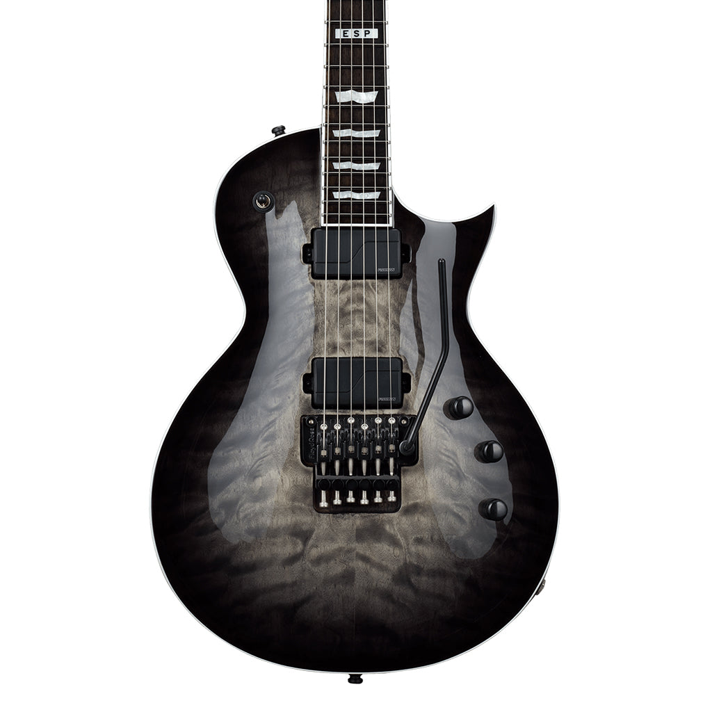 ESP E-II EC FR QM Charcoal Burst - Sky Music