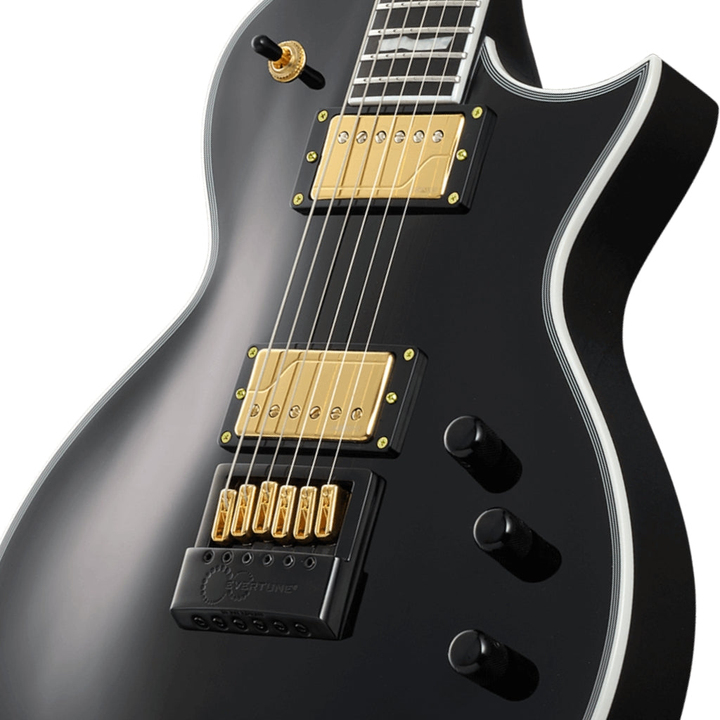 ESP - E-II Eclipse FT Full Thickness Evertune Electric Guitar - Black