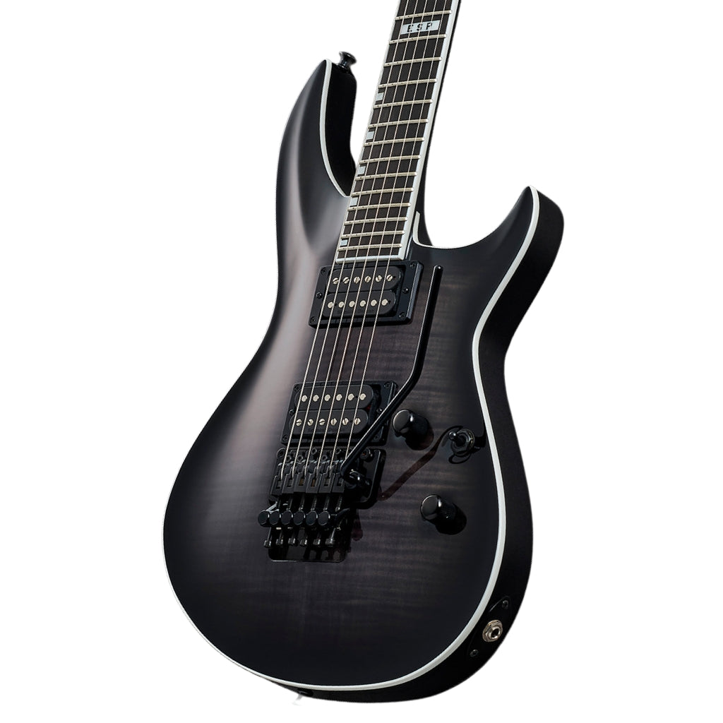 ESP - E-II Horizon 3 Flame Maple - See Through Black