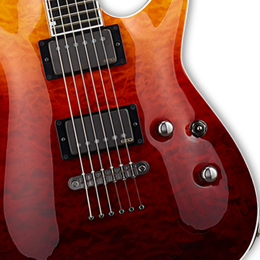 ESP E II Horizon Electric Guitar Tiger Eye Amber Fade