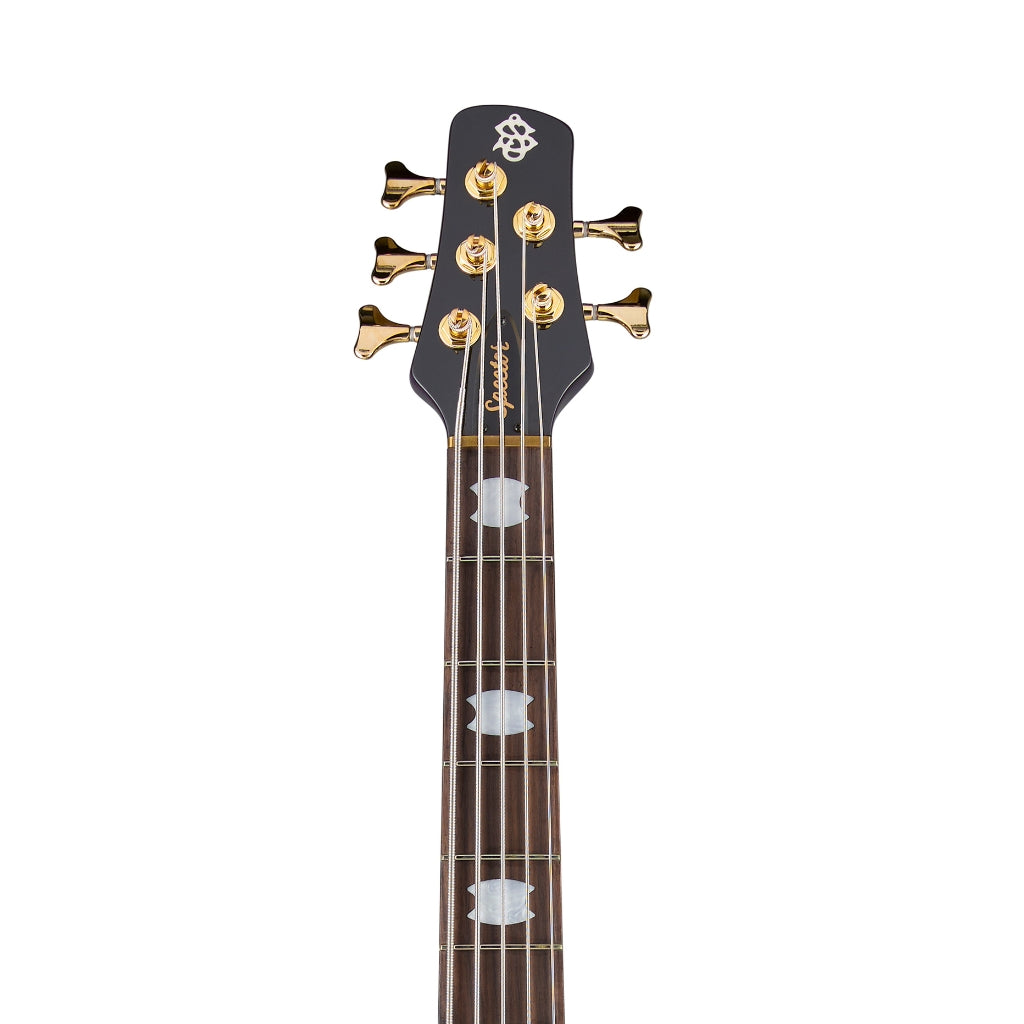 Spector - Icon NS-5 Neck Through Electric Bass Guitar - Purple Cherry