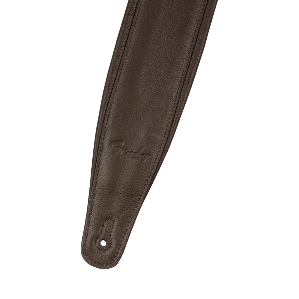 Fender - Premium Leather Guitar Strap - Brown, 3.5"