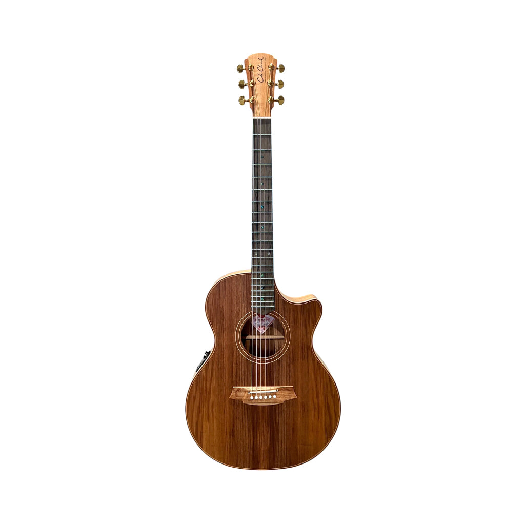 Cole Clark Thinline Cutaway Acoustic/Electric Guitar - All Blackwood, Rosewood Fingerboard