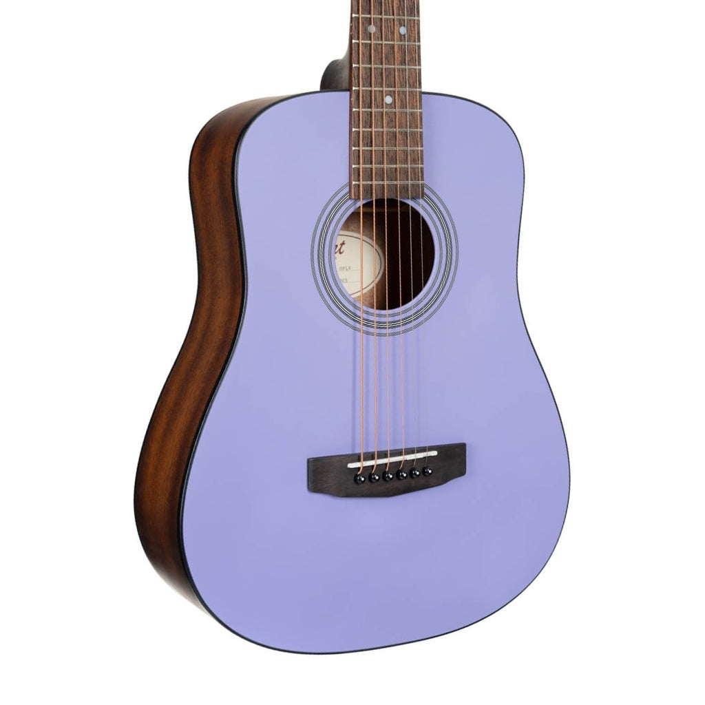 Cort AD Mini 3/4 Dreadnought Acoustic Guitar w/Gig Bag - Open Pore Lavender hero
