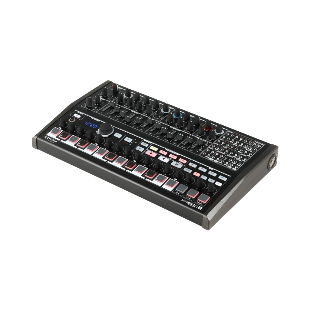 Arturia MiniBrute 2S Semi-modular Analog Sequencing Synthesizer - Black