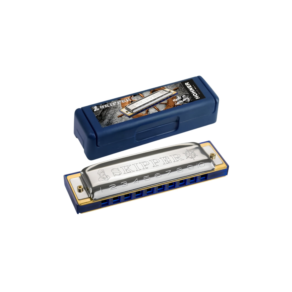 Hohner Skipper Harmonica Display - 10 Pieces Each w/Case