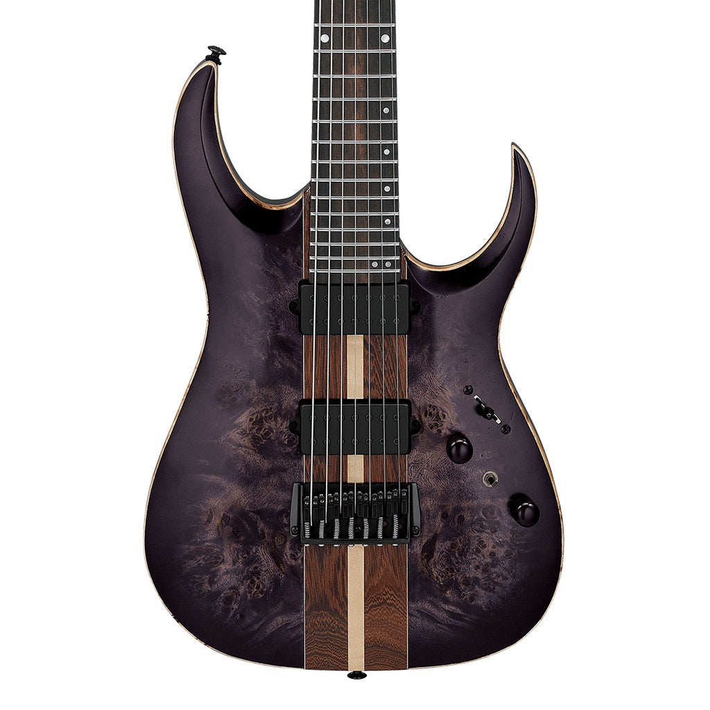 Ibanez RGA217P1PB Premium 7-String Electric Guitar w/Gigbag - Deep Twilight Burst Low Gloss