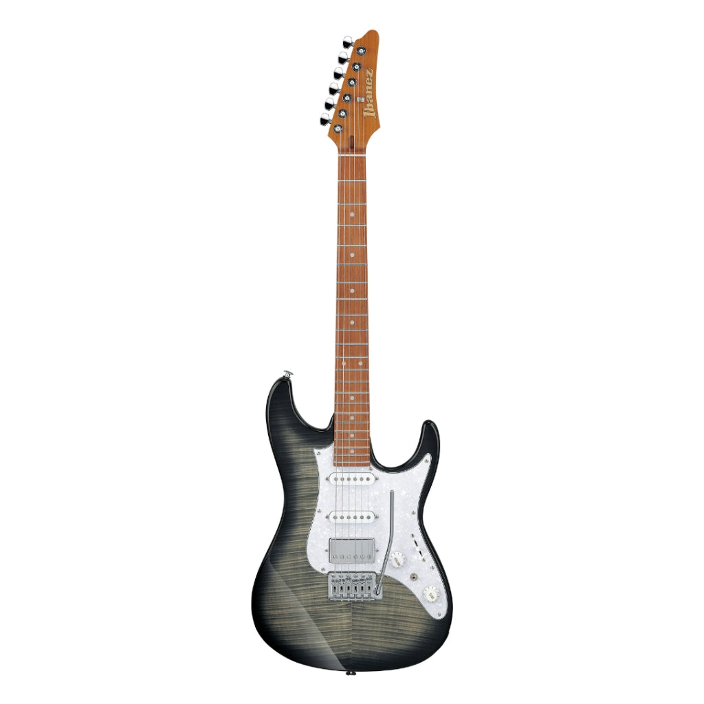 Ibanez - AZ22S1F TXB Electric Guitar Bundle With BIGMINI Tuner -  Transparent Black Sunburst