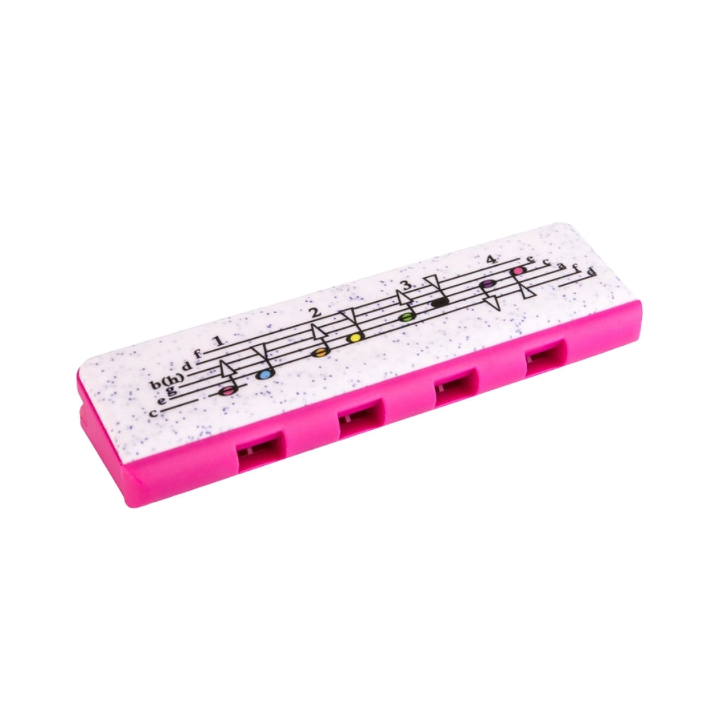 Hohner Speedy Diatonic Beginner Harmonica - Cherry/pink