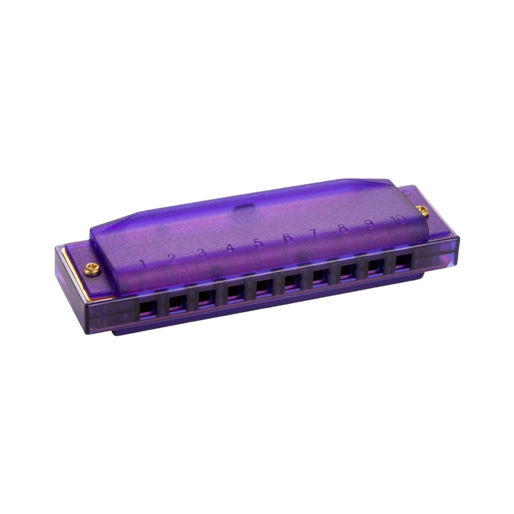 Hohner Translucent Harp Harmonica - C/Purple hero