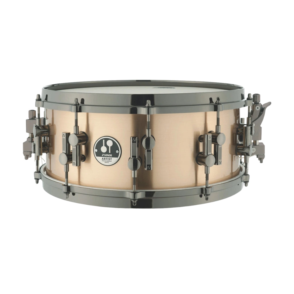 Sonor - Artist Series 14"x6" Cast Bronze Snare Drum - Black Chrome Hardware