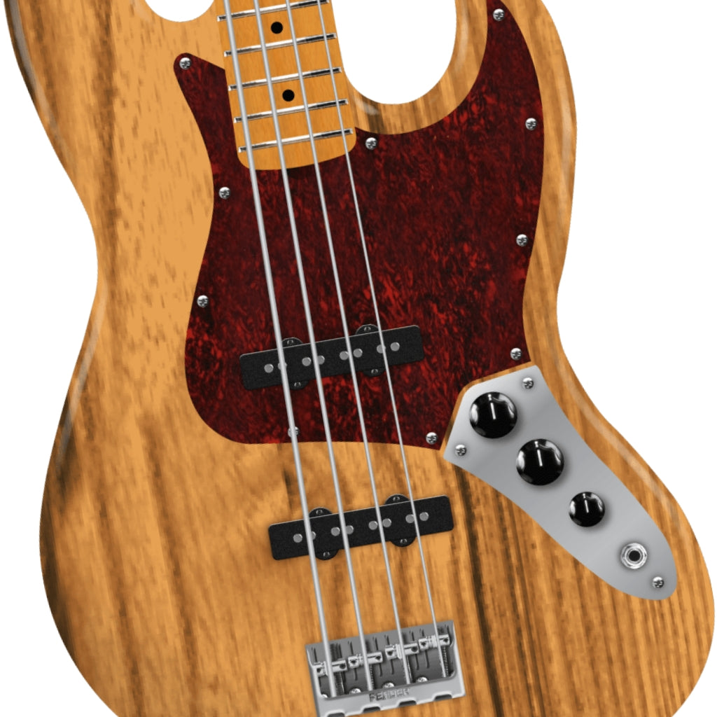 Fender American Professional Jazz Bass Guitar - Natural, Maple Fingerboard