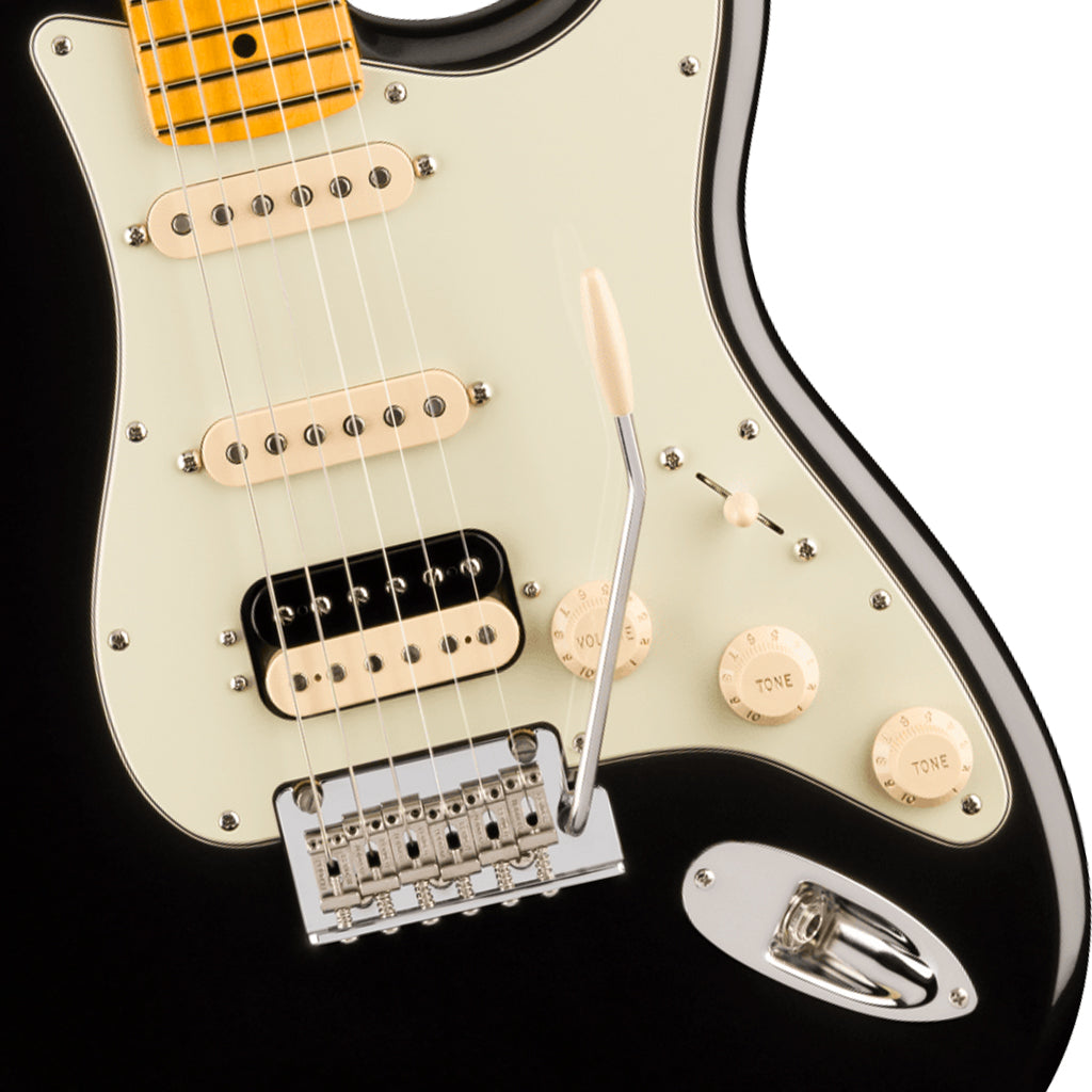 Fender American Professional Stratocaster HSS Maple Electric Guitar - Black
