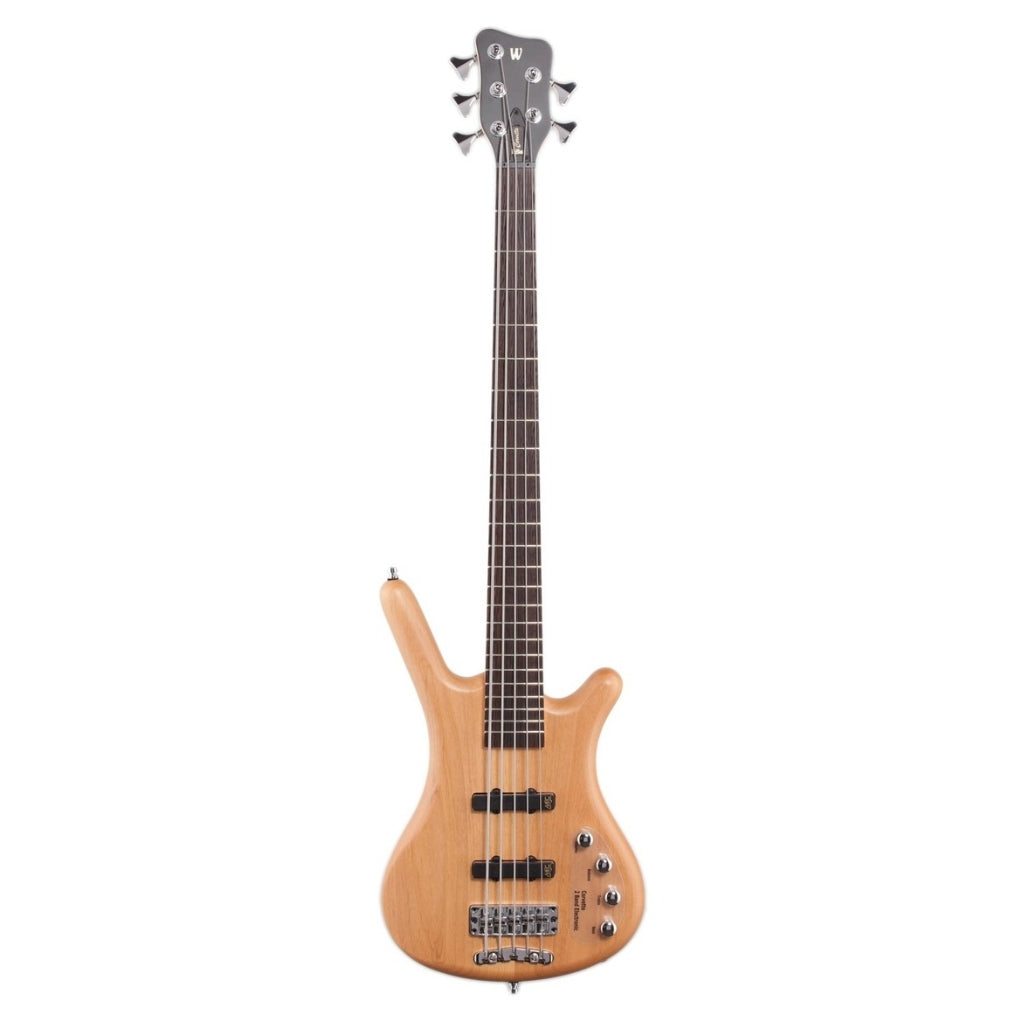 Warwick - RockBass Corvette Basic 5-string Bass Guitar - Natural Transparent Satin