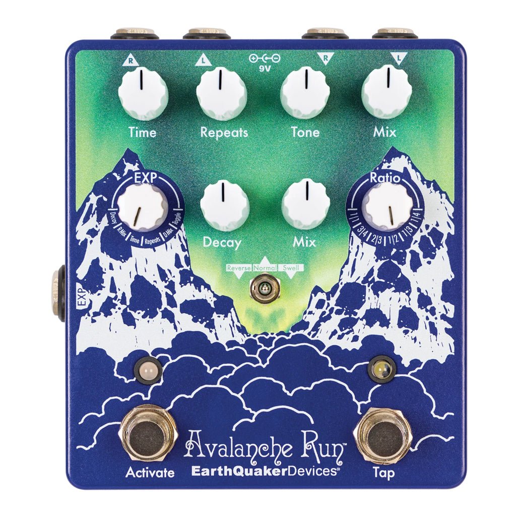 Earthquaker Devices Limited Edition Avalanche Run Aurora Borealis Effects Pedals Sky Music