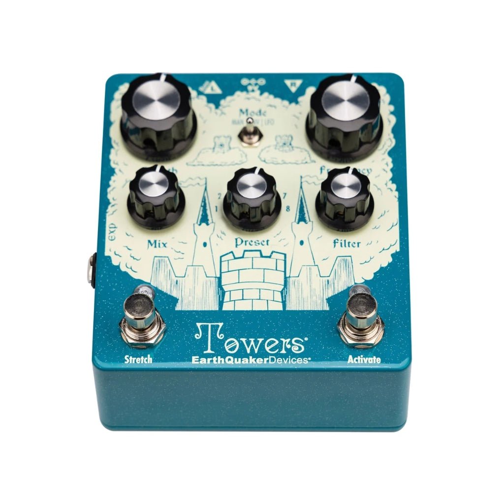 EarthQuaker Devices Towers Soundscape Generator Reverb Pedal Effects Pedals Sky Music