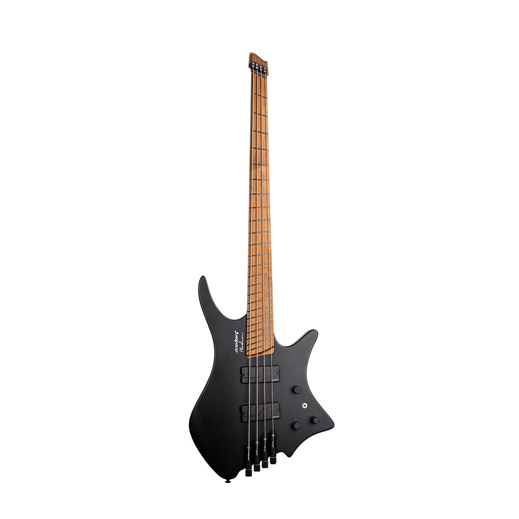 Strandberg Boden Bass Standard 4 String Bass Guitar - Black Metallic Satin