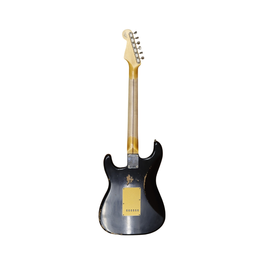 Fender Custom Shop B6 50s Stratocaster Relic Limited Edition Electric Guitar - Aged Black