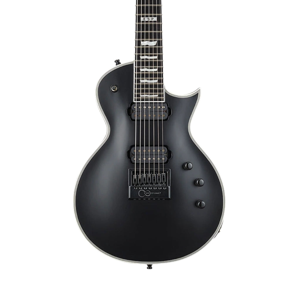 ESP E2 Eclipse 7-String Electric Guitar w/Evertune Bridge - Black