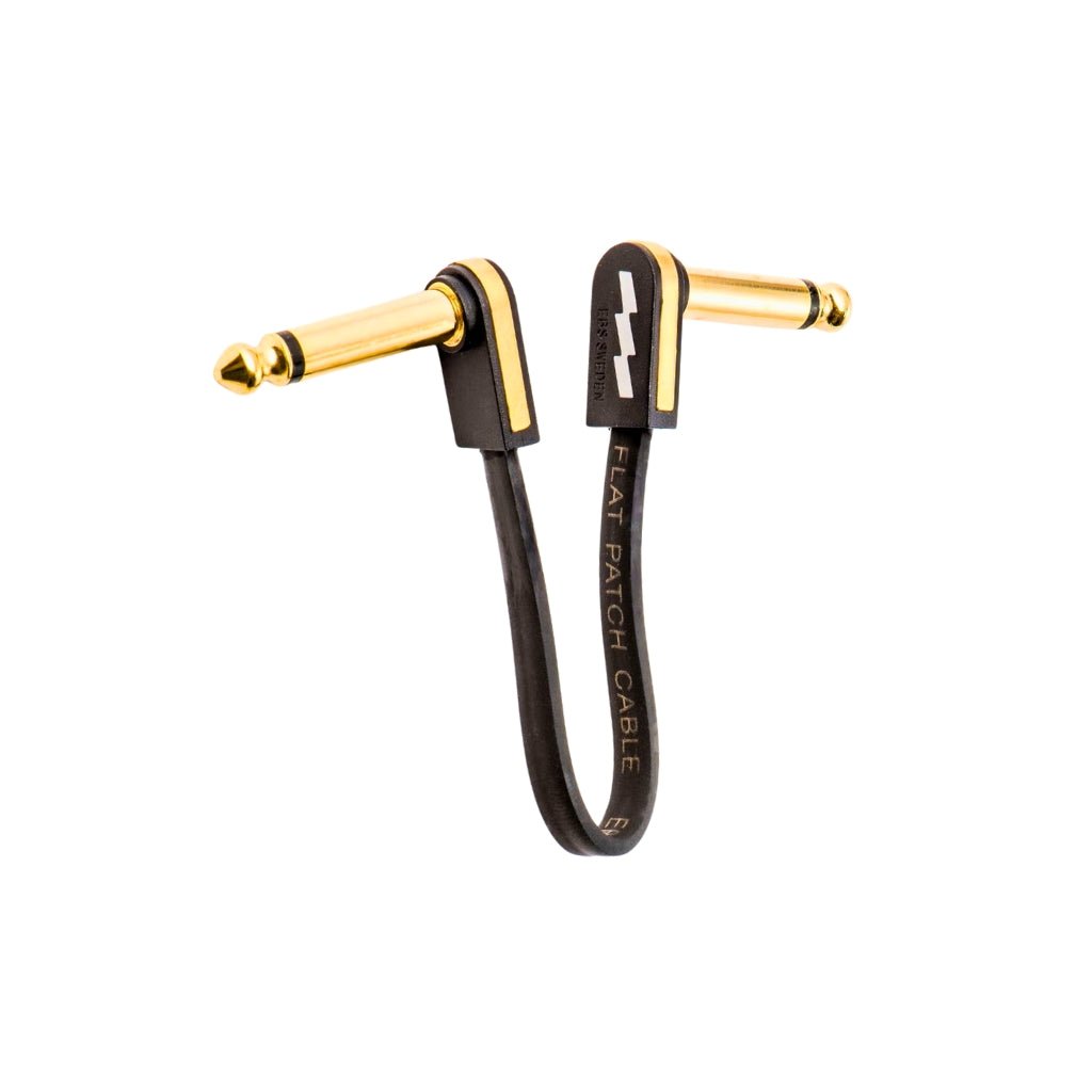 EBS PG-10 Premium Gold Plated Flat Patch Cable - 10cm Cables Sky Music