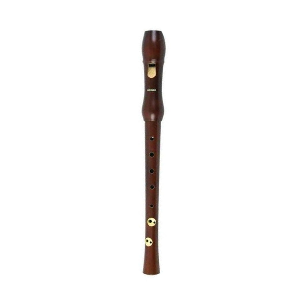 Hohner Musica Pearwood Lacquer 2 Part German Recorder - C Soprano, D-Hole