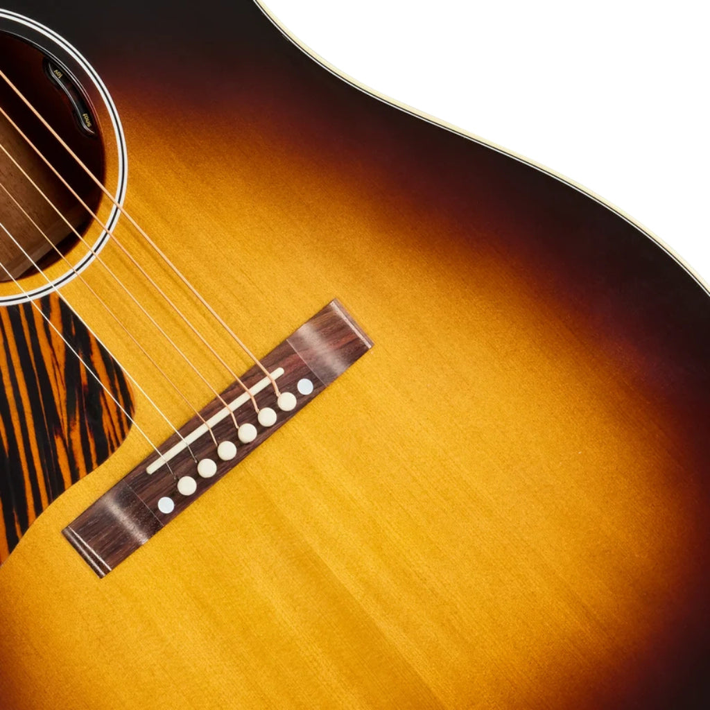 Gibson J45 Original Left Handed Acoustic-Electric Guitar - Vintage Sunburst