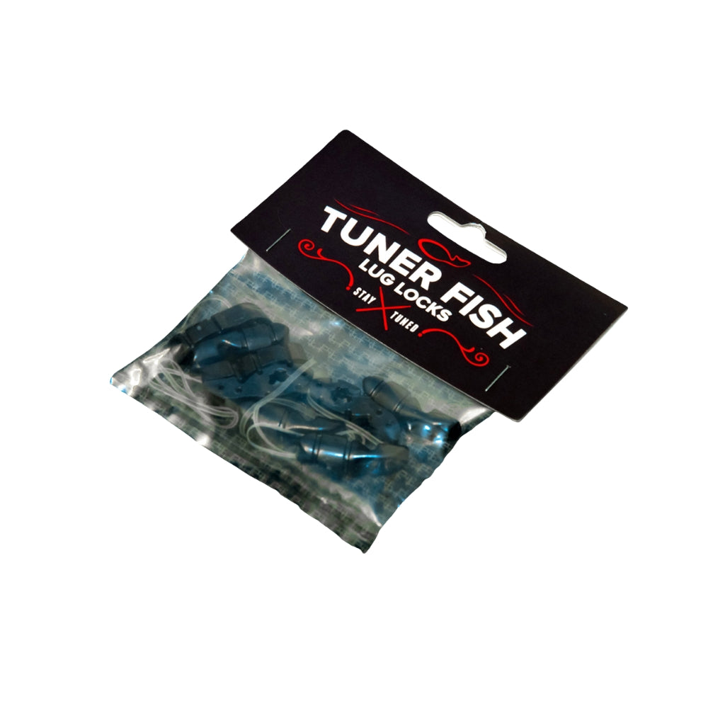 Tuner Fish Lug Locks - Black, 8 Pack