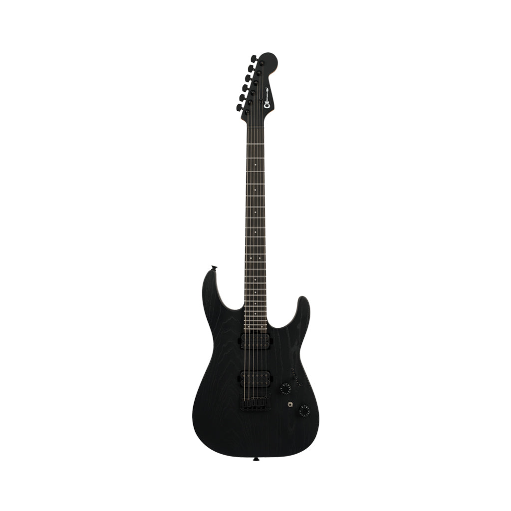 Charvel Pro-Mod Plus Dinky DK24 HH HT EB Electric Guitar - Black Ash