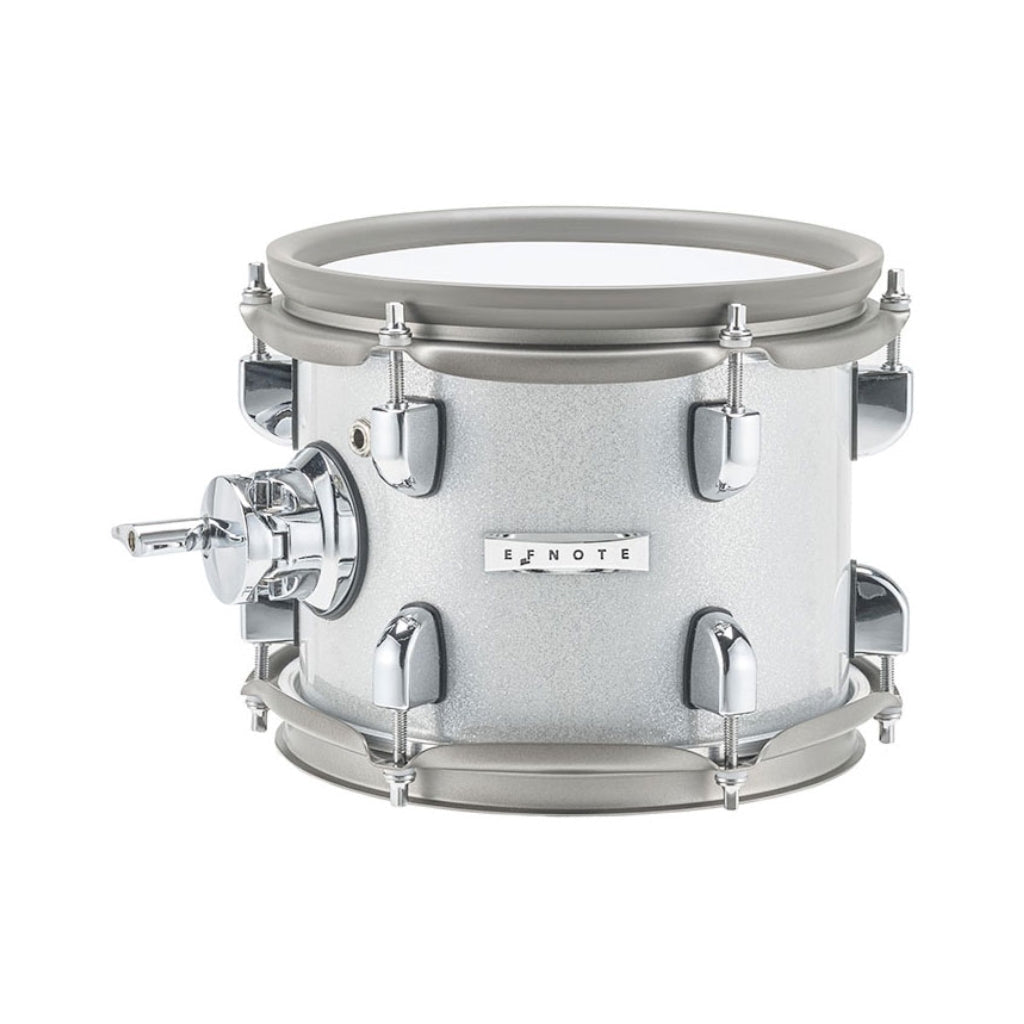 EFNOTE EFD-T0865 Electronic Rack Tom Pad - 8 x 6.5 inch, White Sparkle Electronic Drum Parts, Pads &amp; Triggers Sky Music
