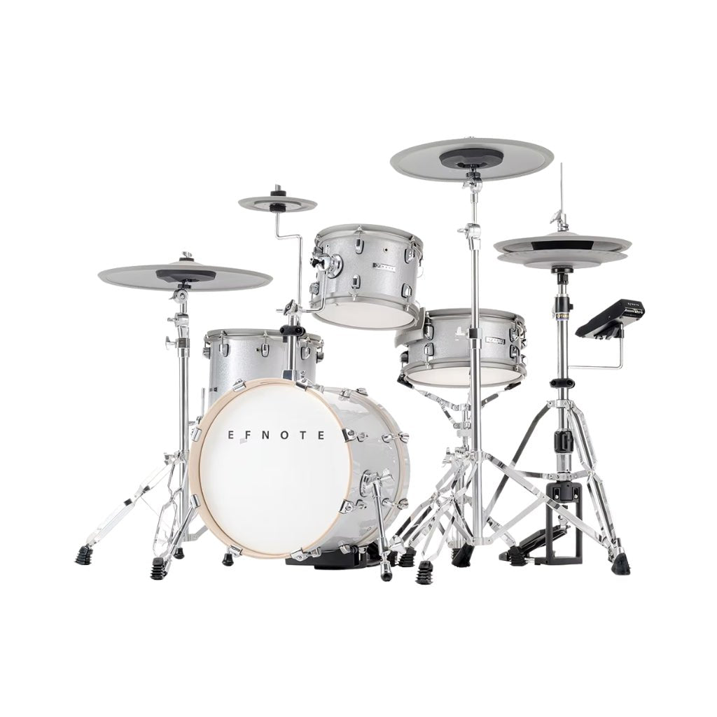 EFNOTE EST-5 Electronic Drum Kit - White Sparkle Electronic Drum Kits Sky Music