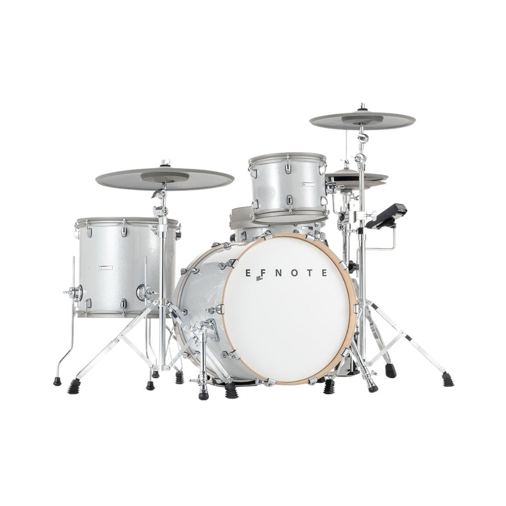 EFNOTE EST7 Electronic Drum Kit w/A+C+D Package - White Sparkle Electronic Drum Kits Sky Music