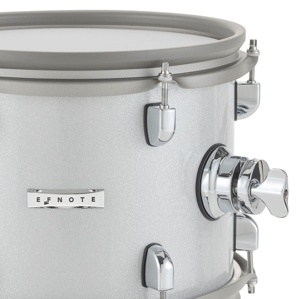 EFNOTE EST7 Electronic Drum Kit w/A+C+D Package - White Sparkle Electronic Drum Kits Sky Music