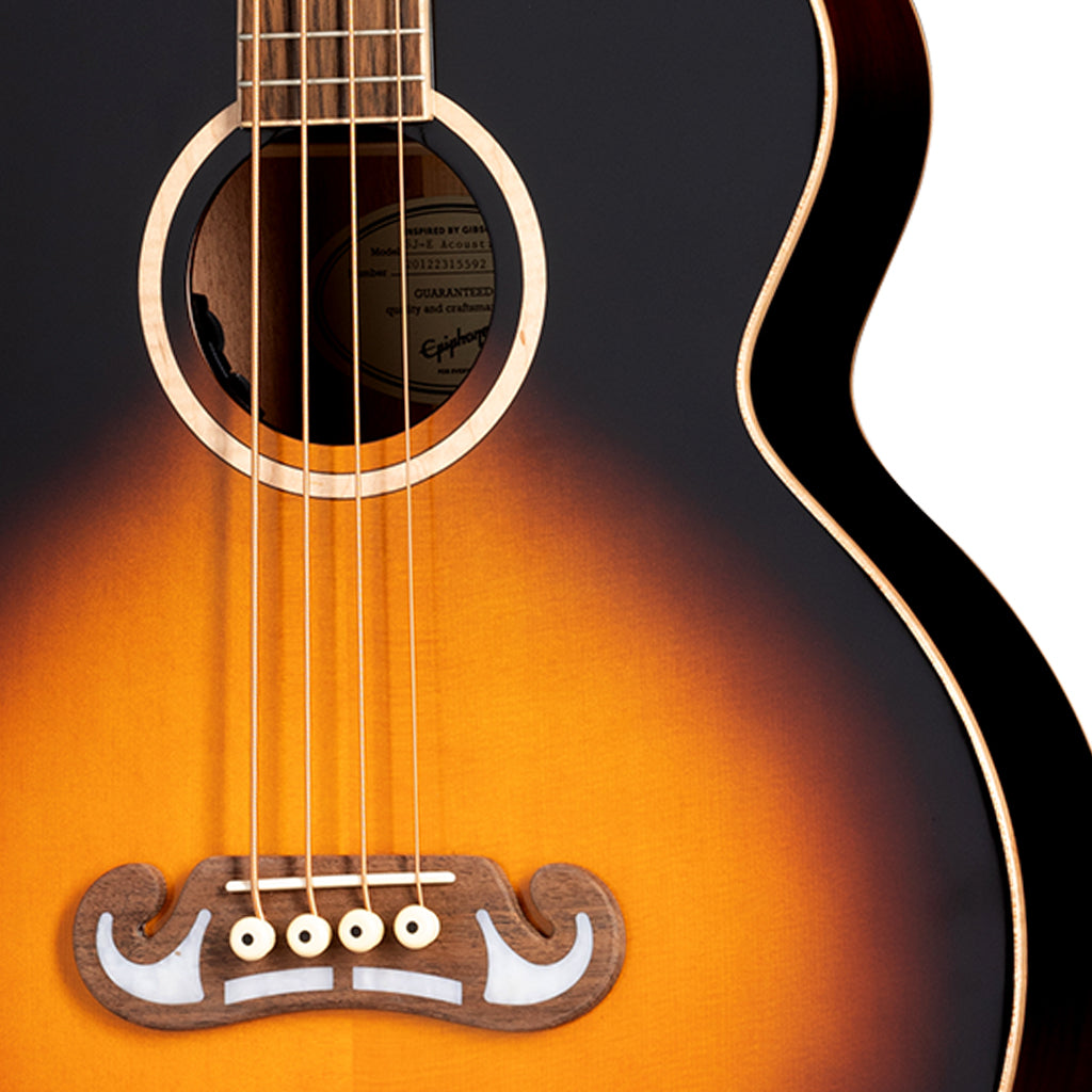 Epiphone El Capitan J200 Stduio Bass Aged VTGBURST