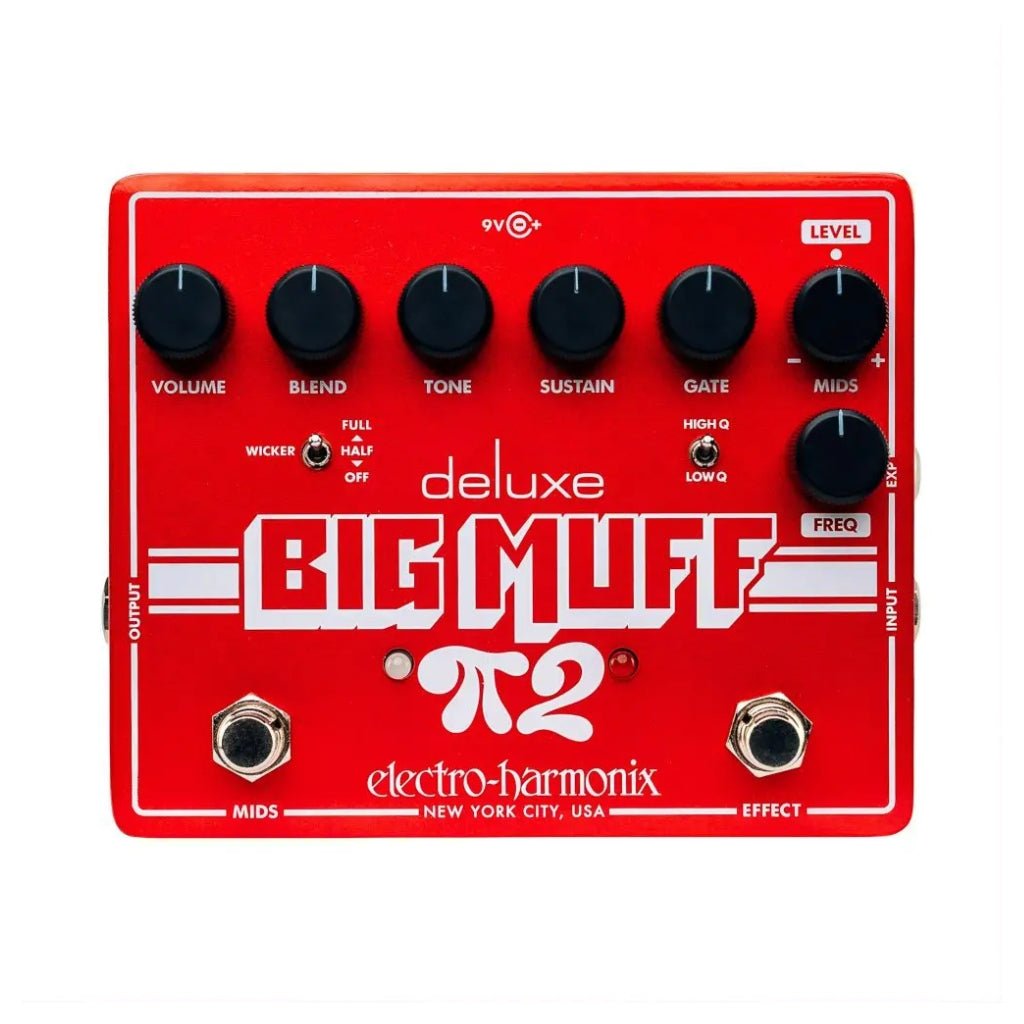 Electro-Harmonix Deluxe Bass Big Muff Pi 2 Fuzz Pedal Effects Pedals Sky Music